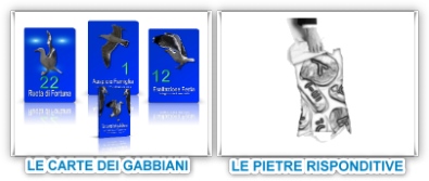 carte dei gabbiani pietre risponditive